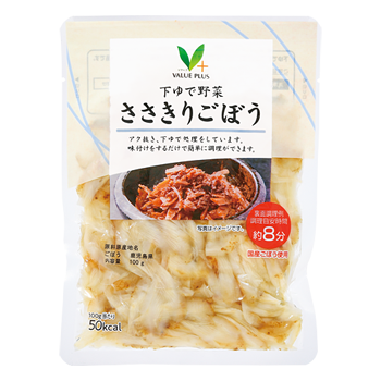 商品ラインナップ ｖマーク 信頼の生活ブランド 下ゆで野菜 ささきりごぼう