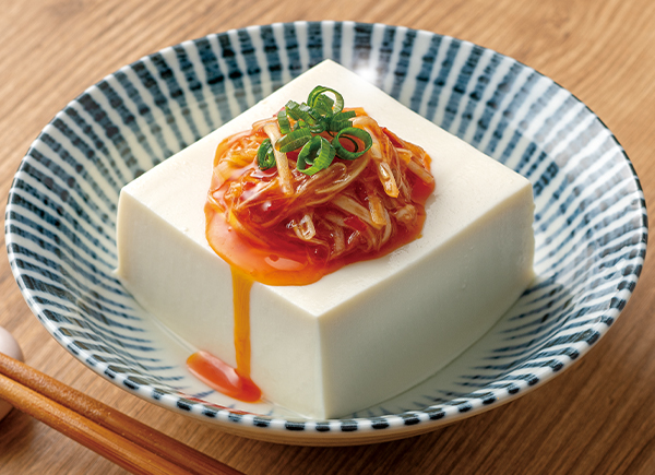 鶏がらスープ活用術！　無限冷やっこ
