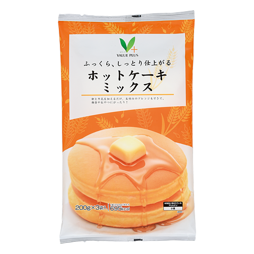ホットケーキミックス ｜Vマーク：信頼の生活ブランド｜株式会社八社会