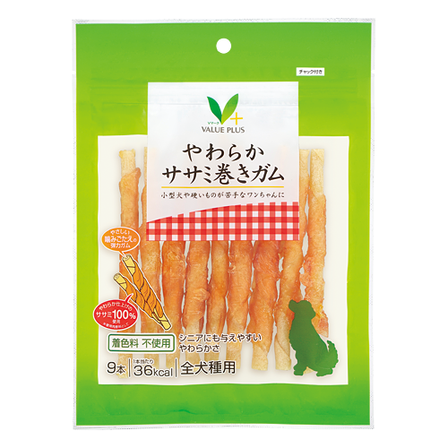 やわらかササミ巻きガム｜Vマーク：信頼の生活ブランド｜株式