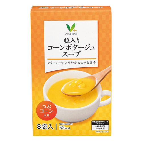 コーンスープ 粒入りコーンポタージュスープ｜Vマーク：信頼の生活ブランド｜株式