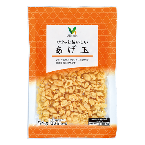 はげあたま サクッとおいしい あげ玉｜Vマーク：信頼の生活ブランド｜株式