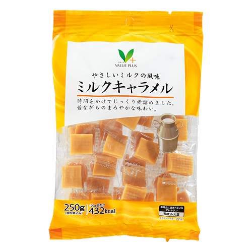 やさしいミルクの風味 ミルクキャラメル｜Vマーク：信頼の生活ブランド
