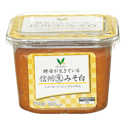 酵母が生きている 信州生みそ白｜Vマーク：信頼の生活ブランド｜株式