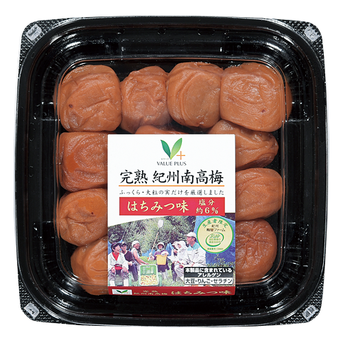 紀州南高梅 はちみつ味｜Vマーク：信頼の生活ブランド｜株式会社八社会