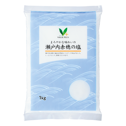 piyokkochan様ご確認用 まろやかな味わいの 瀬戸内赤穂の塩｜Vマーク：信頼の生活ブランド