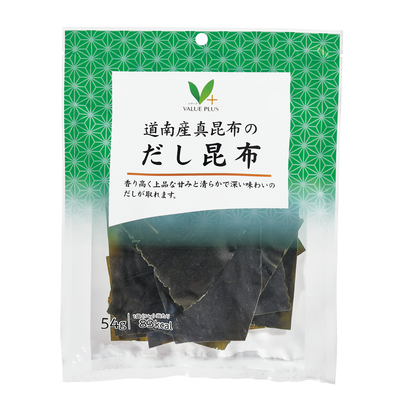 道南産真昆布の だし昆布｜Vマーク：信頼の生活ブランド｜株式会社八社会