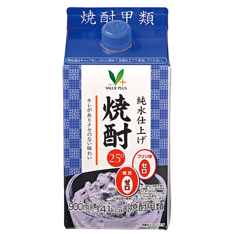 焼酎25°｜Vマーク：信頼の生活ブランド｜株式会社八社会