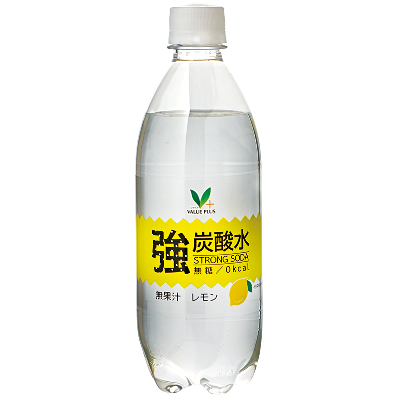 強炭酸水 レモン｜Vマーク：信頼の生活ブランド｜株式会社八社会
