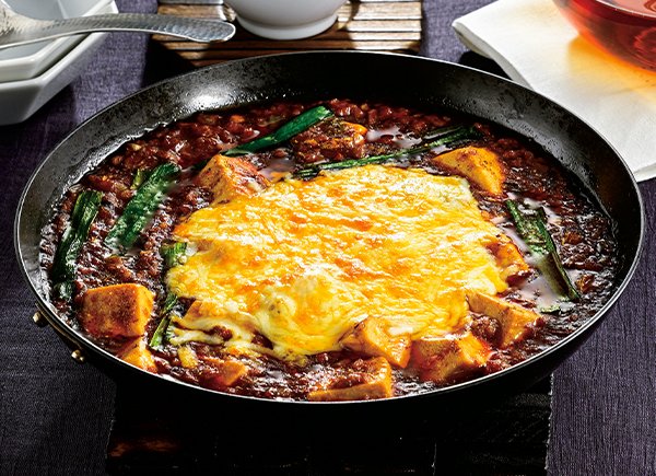 豆さま　専用　　M 隠し味はカレー！チーズ麻婆豆腐｜Vマーク：信頼の生活ブランド｜株式