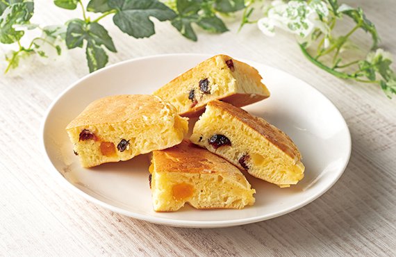 ドライフルーツパンケーキ｜Vマーク：信頼の生活ブランド｜株式会社八社会